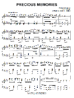 Precious Memories [Ragtime version] von Steven Tedesco (Download) 