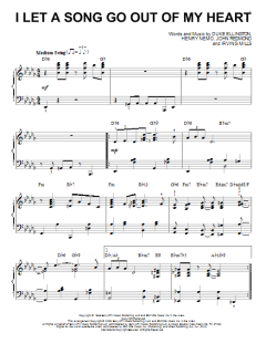 I Let A Song Go Out Of My Heart von Duke Ellington (Download) 