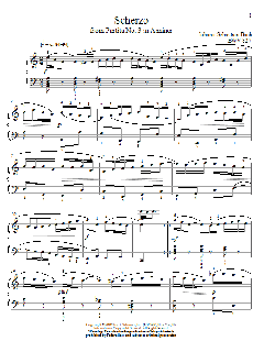 Scherzo, BWV 827 von Christos Tsitsaros (Download) 