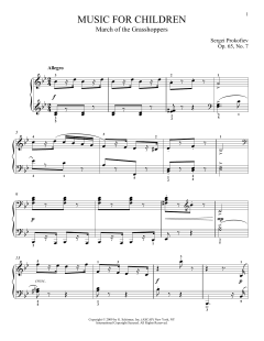 March Of The Grasshoppers von Jeffrey Biegel (Download) 