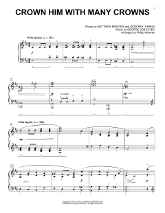 Crown Him With Many Crowns von Matthew Bridges (Download) 