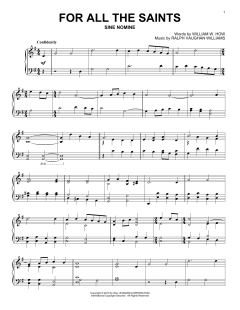 For All The Saints von Ralph Vaughan Williams (Download) 