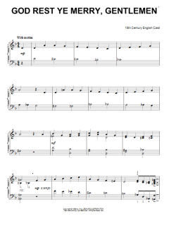 God Rest Ye Merry, Gentlemen von 19th Century English Carol (Download) 
