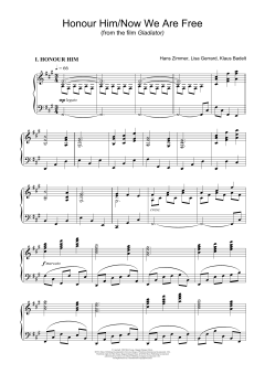 Honor Him/Now We Are Free von Hans Zimmer (Download) 