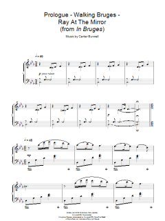 Prologue - Walking Bruges - Ray At The Mirror von Carter Burwell (Download) 