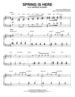 Spring Is Here [Jazz version] von Bill Evans (Download) 