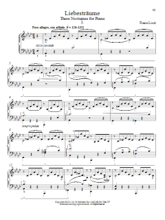 Libestraum No. 3 von Franz Liszt (Download) 