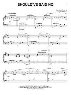 Should've Said No von Taylor Swift (Download) 