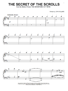 The Secret Of The Scrolls von John Williams (Download) 