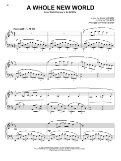 A Whole New World [Classical version] von Tim Rice (Download) 