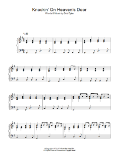 Knockin' On Heaven's Door von Bob Dylan (Download) 