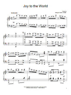 Joy To The World [Ragtime version] von Georg Friedrich Händel (Download) 