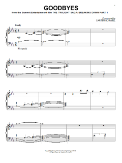 Goodbyes von Carter Burwell (Download) 