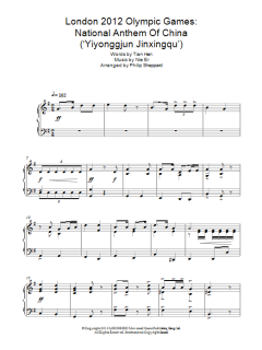 London 2012 Olympic Games: National Anthem Of China von Philip Sheppard (Download) 