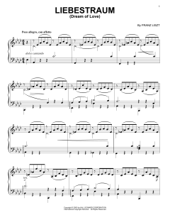 Liebestraum (Dream Of Love) von Franz Liszt (Download) 
