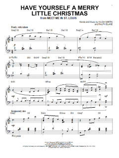 Have Yourself A Merry Little Christmas [Jazz version] von Ralph Blane (Download) 