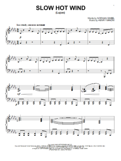 Slow Hot Wind (Lujon) von Henry Mancini (Download) 