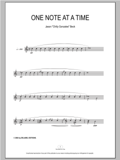 One Note At A Time von Jason Beck (Download) 