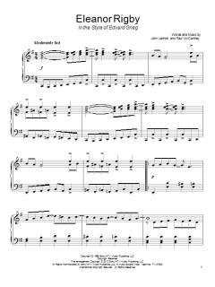 Eleanor Rigby (in the style of Edvard Grieg) von The Beatles (Download) 