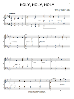 Holy, Holy, Holy von Reginald Heber (Download) 