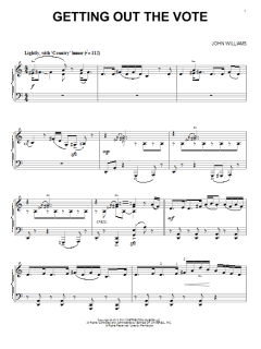 Getting Out The Vote von John Williams (Download) 