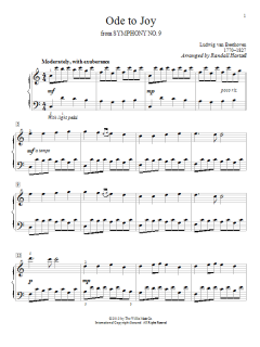 Ode To Joy von Ludwig van Beethoven (Download) 