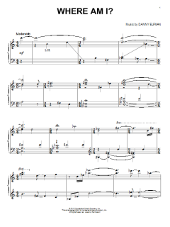 Where Am I? von Danny Elfman (Download) 