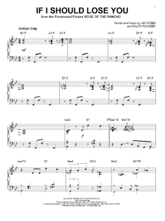 If I Should Lose You von Phineas Newborn (Download) 