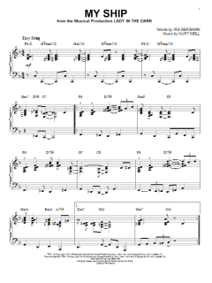 My Ship von Ira Gershwin (Download) 