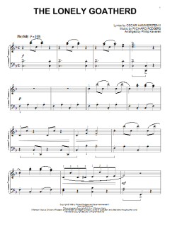 The Lonely Goatherd von Rodgers & Hammerstein (Download) 