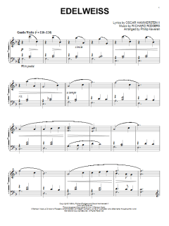 Edelweiss von Rodgers & Hammerstein (Download) 