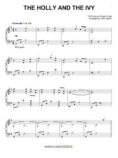 The Holly And The Ivy von John Leavitt (Download) 