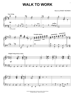 Walk To Work von Randy Newman (Download) 