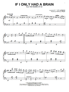 If I Only Had A Brain von Harold Arlen (Download) 