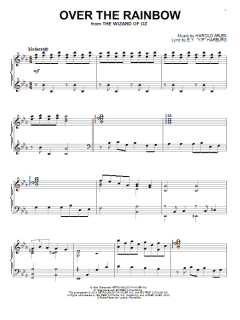 Over The Rainbow von Harold Arlen (Download) 