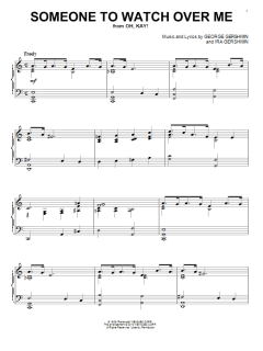 Someone To Watch Over Me von Ira Gershwin (Download) 