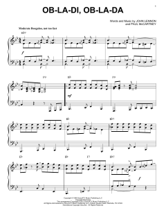 Ob-La-Di, Ob-La-Da [Jazz version] von The Beatles (Download) 