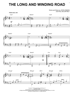 The Long And Winding Road [Jazz version] von The Beatles (Download) 