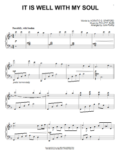 It Is Well With My Soul von Horatio G. Spafford (Download) 
