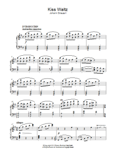 Kiss Waltz von Johann Strauss II (Download) 