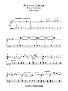 Polovtsian Dances von Alexander Borodin (Download) 