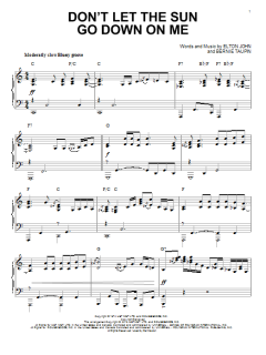 Don't Let The Sun Go Down On Me [Jazz version] von Elton John (Download) 