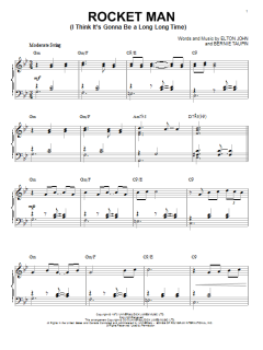 Rocket Man (I Think It's Gonna Be A Long Long Time) [Jazz version] von Elton John (Download) 