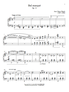 Bal masque, Op. 22 von Amy Beach (Download) 