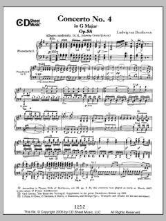 Concerto No. 4 In G Major, Op. 58 von Ludwig van Beethoven (Download) 