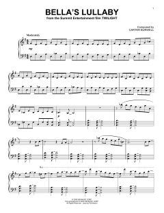 Bella's Lullaby von Carter Burwell (Download) 