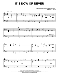 It's Now Or Never von Elvis Presley (Download) 