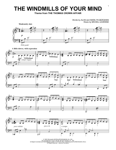 The Windmills Of Your Mind von Michel Legrand (Download) 
