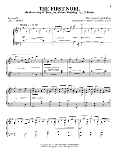 The First Noel von Cindy Berry (Download) 