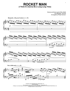 Rocket Man (I Think It's Gonna Be A Long Long Time) [Classical version] von Elton John (Download) 